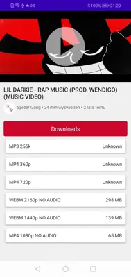 Youzik MP3 Downloader android App screenshot 1